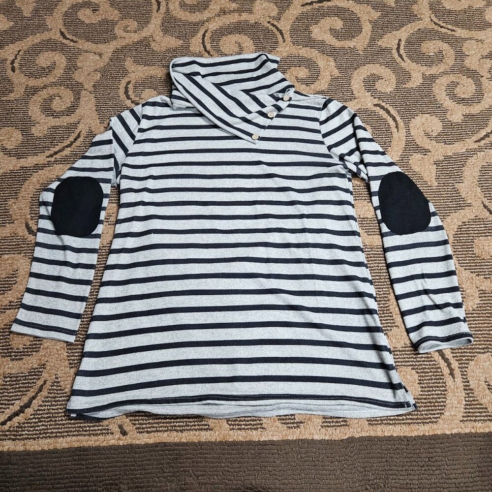 Woman's Long Sleeve Cowl Neck Tunic - XL
